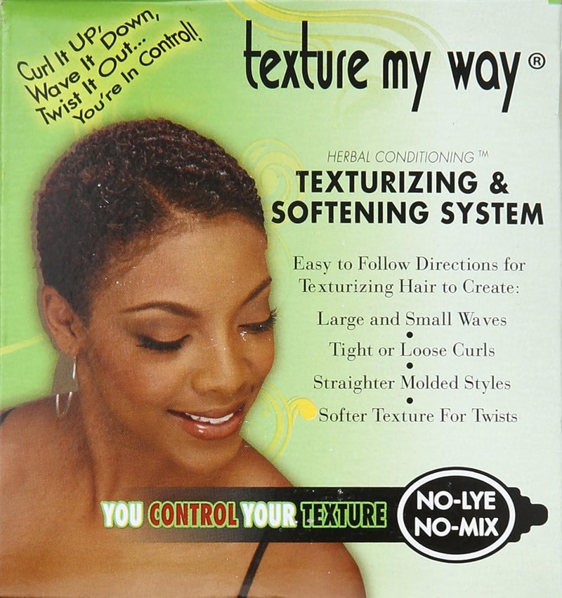 Texture My Way Herbal Conditioning Texturizing & Softening System Kit for All Hair Textures - Image 5